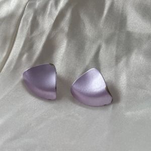 Vintage Iridescent Purple Earrings
